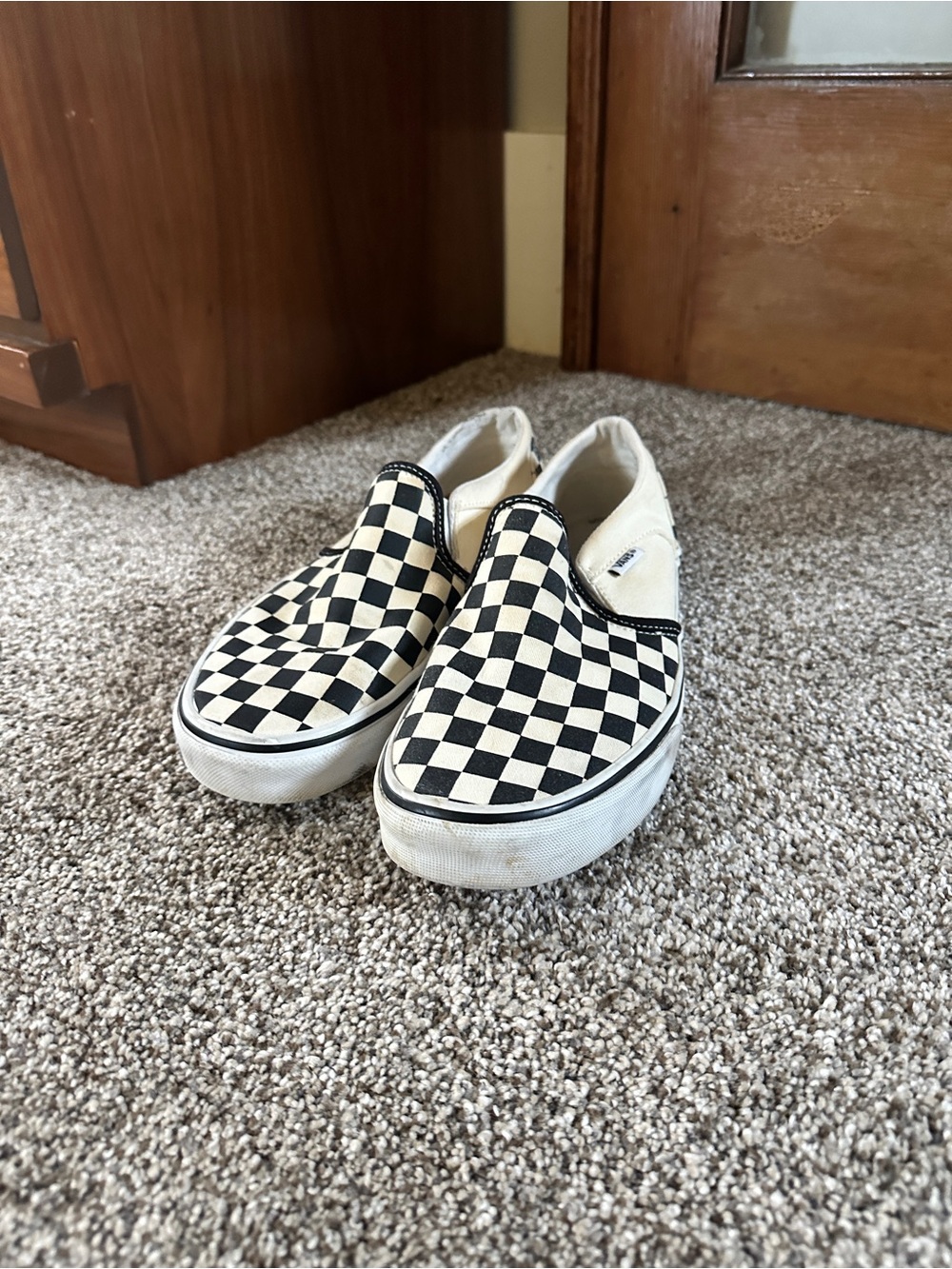 Vans Kids Slip-On Checkerboard in Black and White